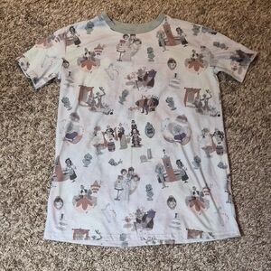 Disney Haunted Mansion Long Tshirt Dress Nightgown Character Print S